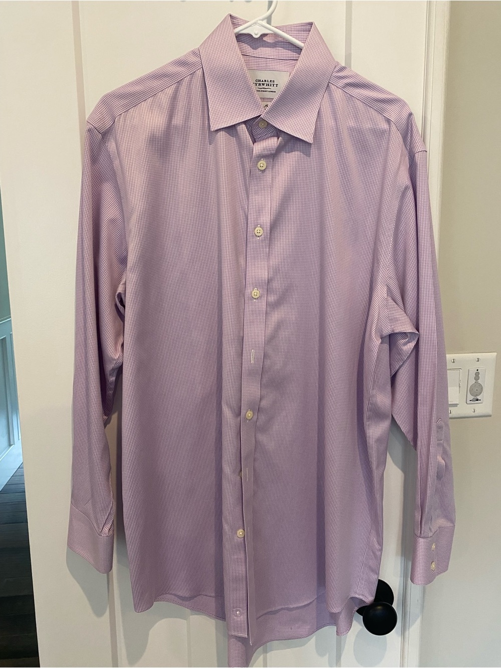 Charles Tyrwhitt Light Purple Dress Shirt - Spread Collar